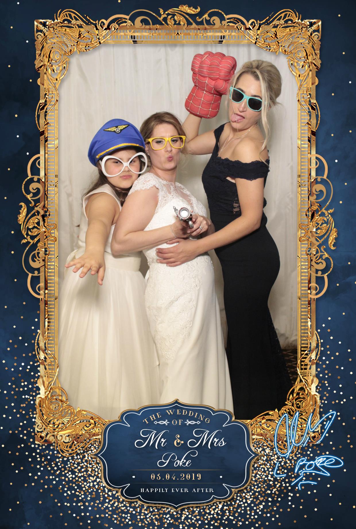 Mr & Mrs Poke | View more photos from the event at gallery.myphotoboothexperience.co.uk/u/MyPhotoBoothExperienceLtd/Mr-Mrs-Poke